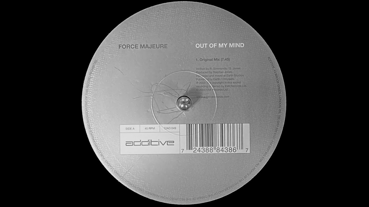 Force Majeure - Out Of My Mind (Original Mix) (2000)