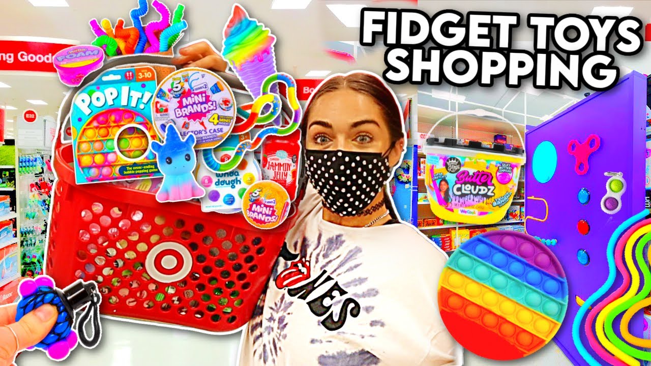 Fidget Toy Shopping At Target + Store Bought Slime Shopping