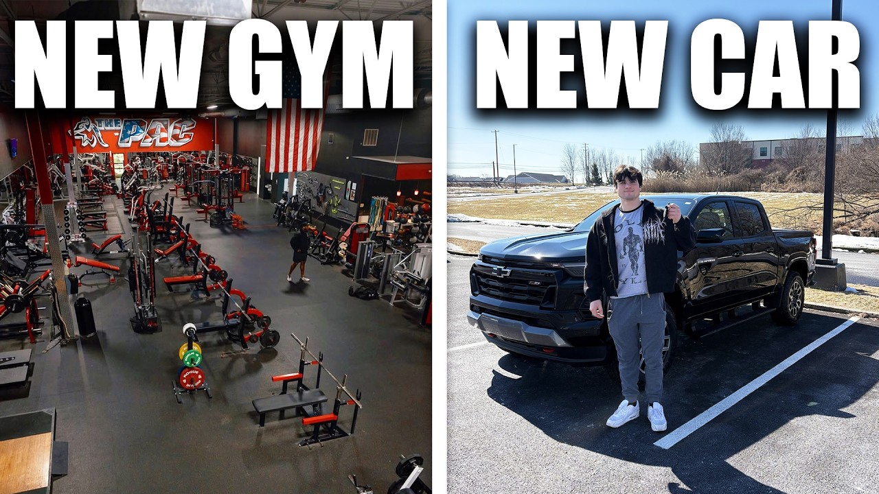 NEW GYM + NEW CAR | BACK & CHEST DAY