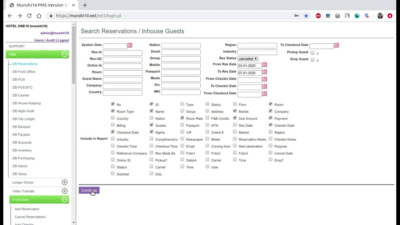 How to cancel single or group reservations