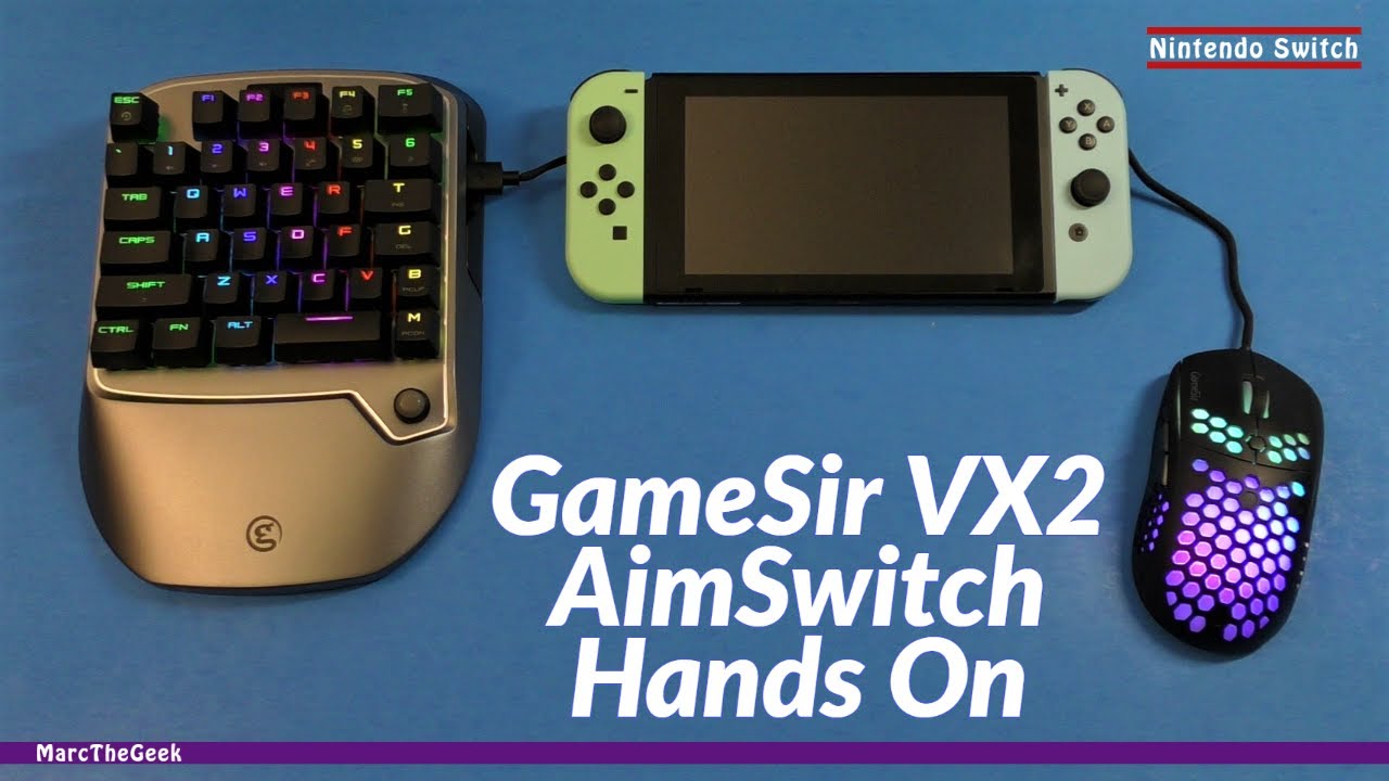 GameSir VX2 AimSwitch Gaming Keypad Hands On