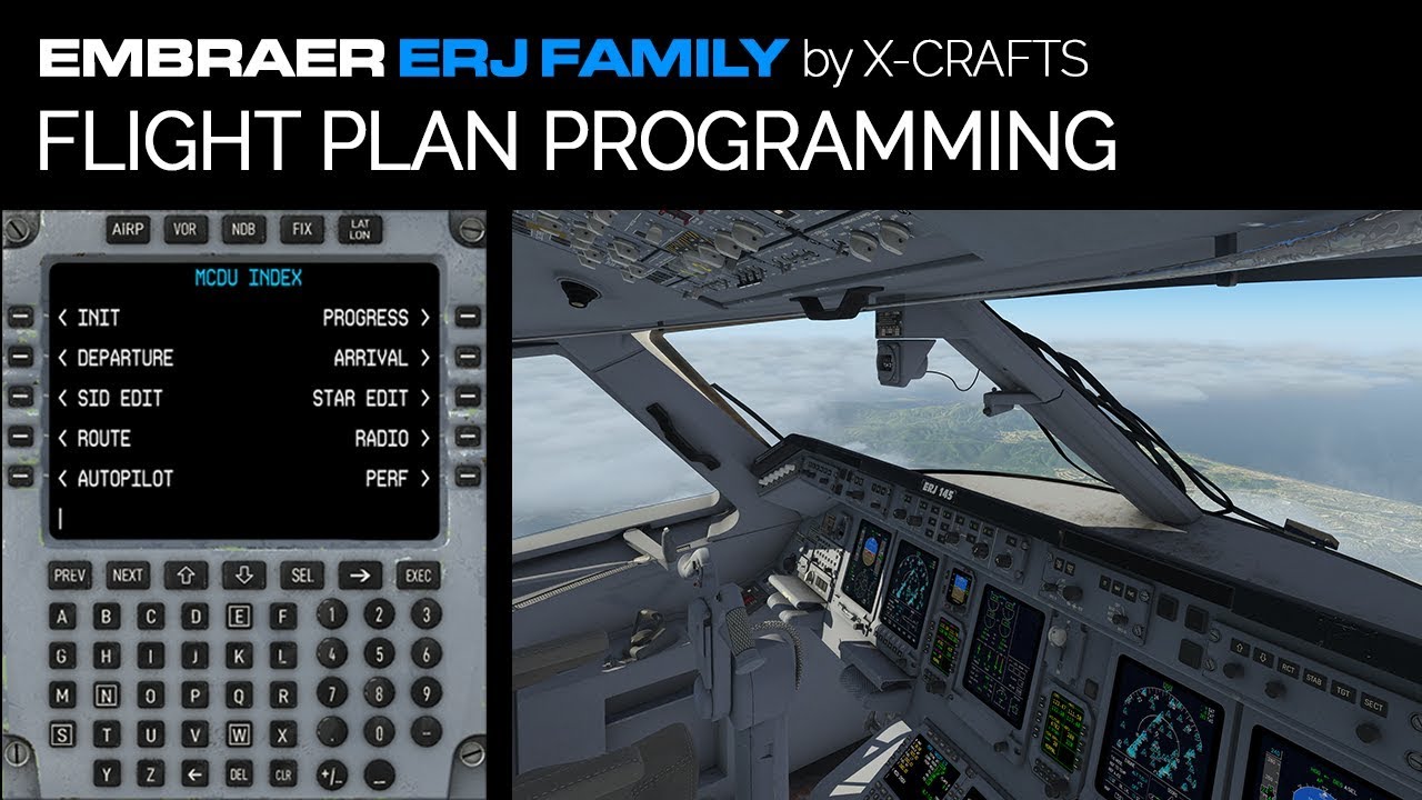 ERJ Family by X-Crafts: 5. FULL FLIGHT PLAN PROGRAMMING