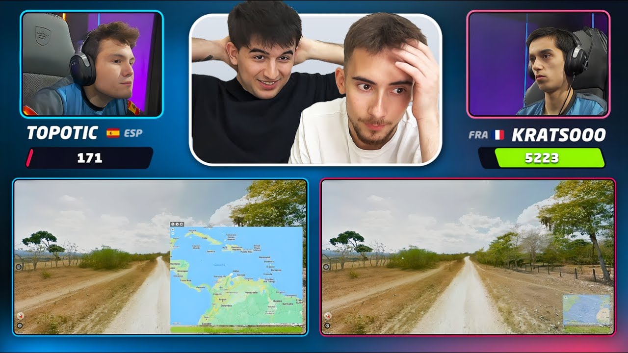 reaccionando a la FINAL de GEOGUESSR (ESPAÑA VS. FRANCIA)
