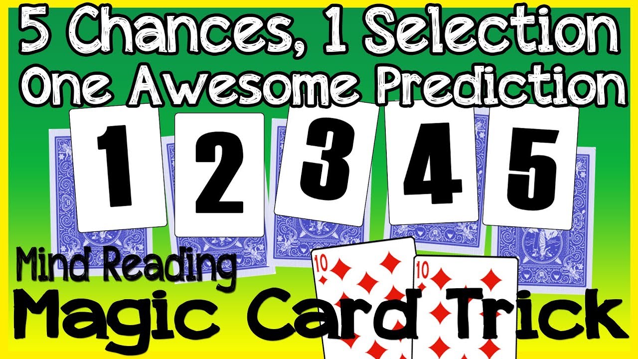 Random Card Prediction Trick | Easy to Perform Magic for Family and Friends - Self Working