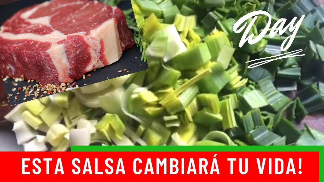 ESTA SALSA VA A CAMBAR TU  VIDA! Cómo hacer salsa de puerros / this sauce will change your life