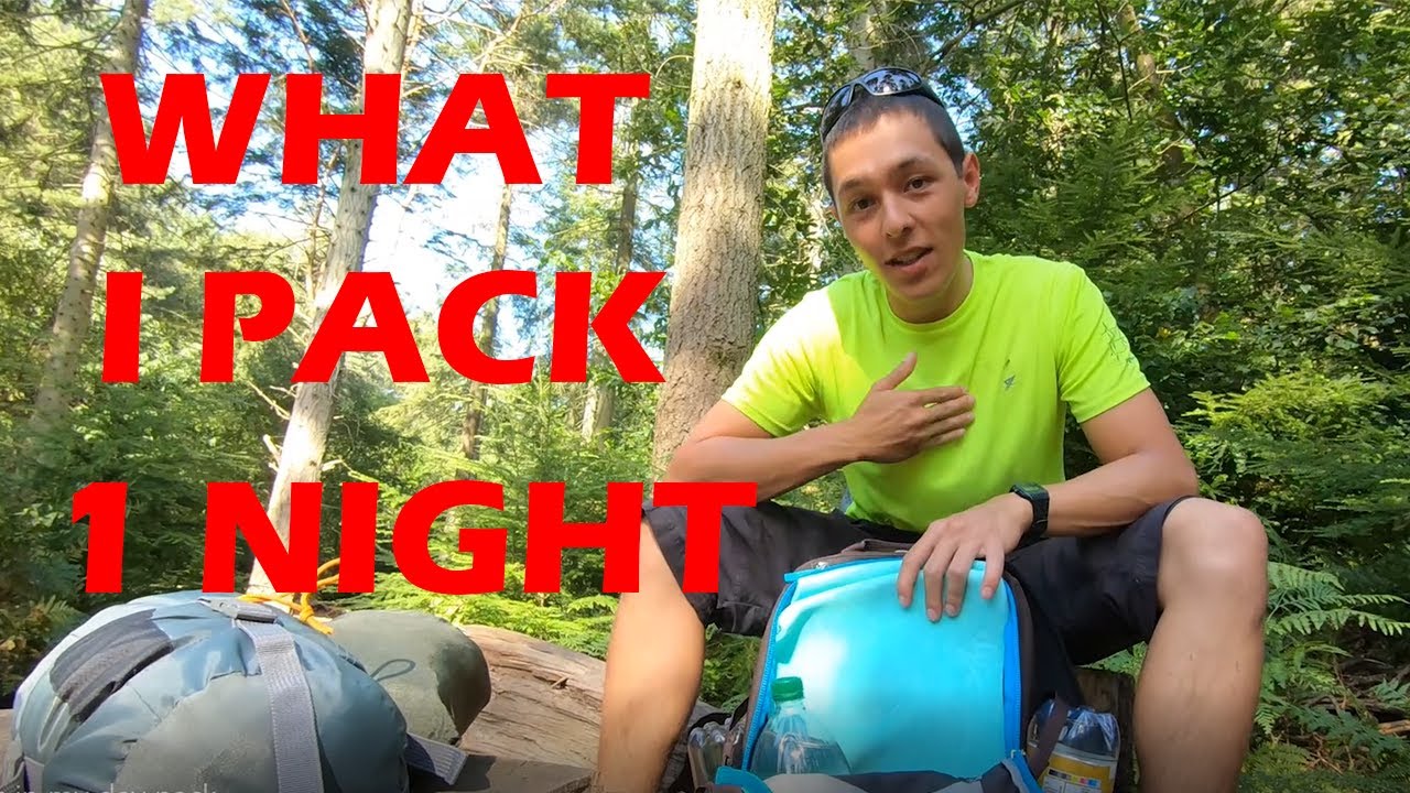 what's in my day pack? one night hammock camping kit list
