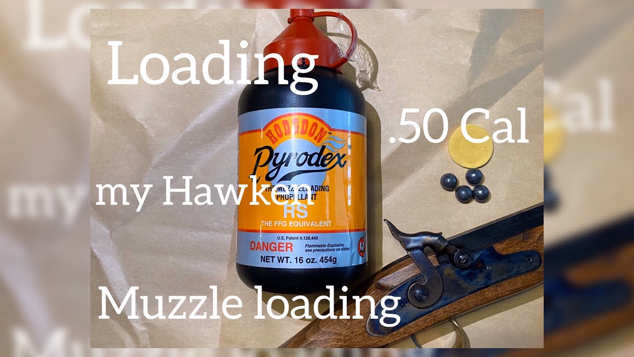 Loading a .50 Caliber Hawken Muzzle loader.  Muzzle loading -looking for does.