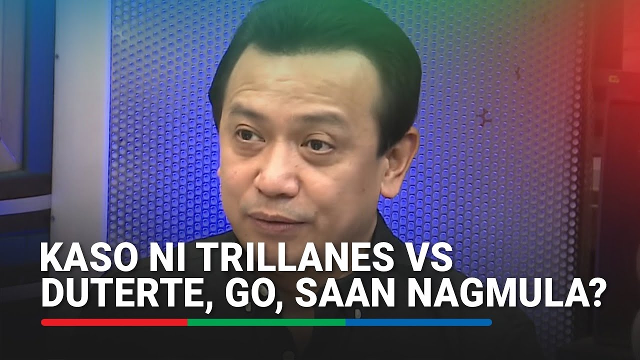 Trillanes, ikinuwento kung saan nagmula ang kanyang kaso vs Duterte, Bong Go | ABS-CBN News