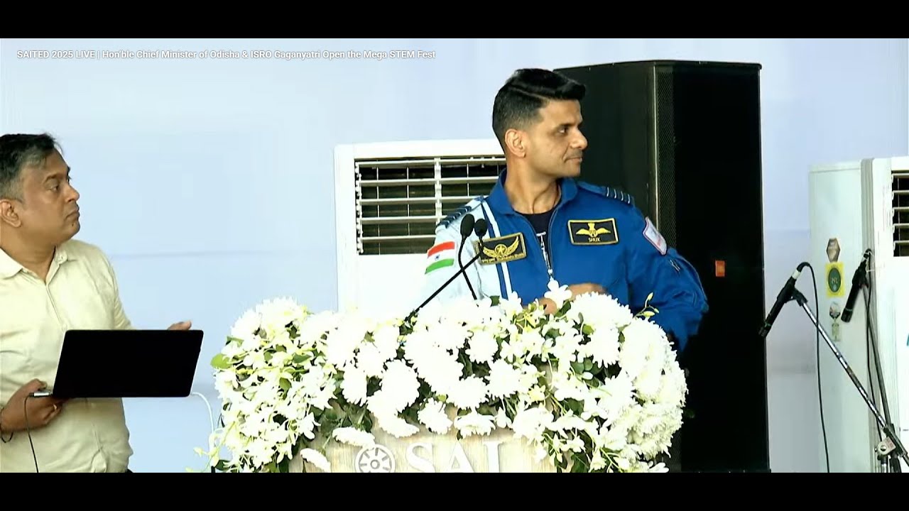 🔴 SAITED 2025 LIVE from SAI International School । Odisha First । Mohan Majhi । Shubhanshu Shukla