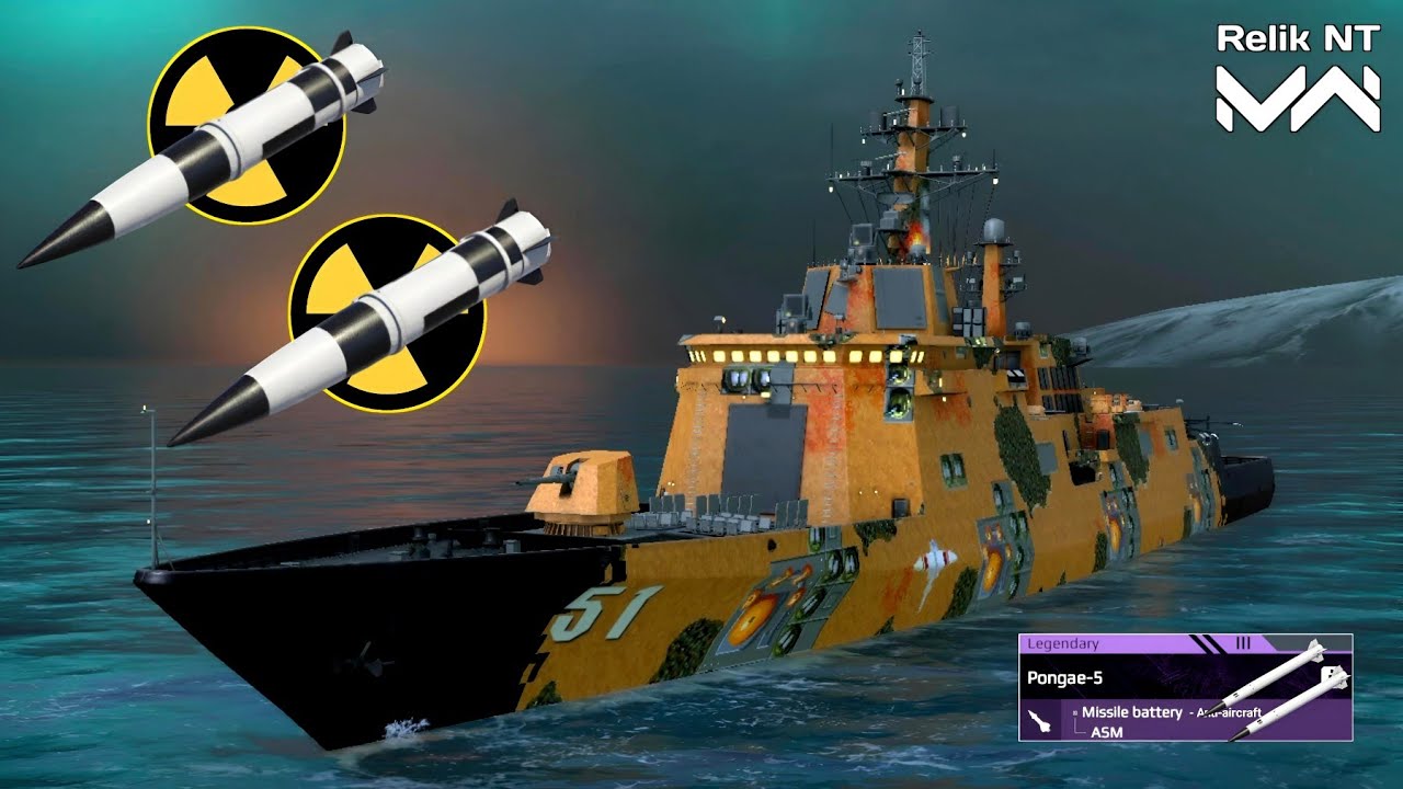 KPN Choe Hyon With Anti Decoy Nuclear Missile ☢️ Modern Warships 