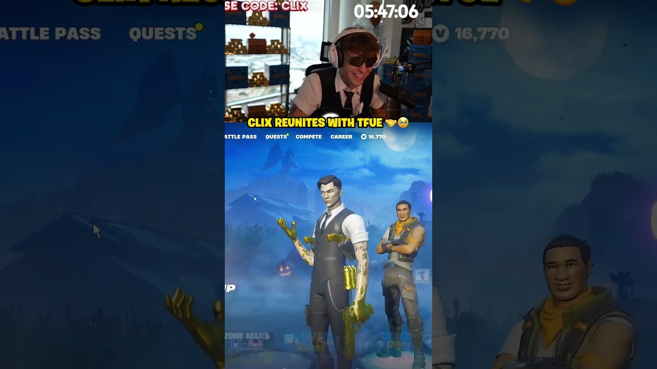 Clix REUNITES with Tfue after a year 🥹