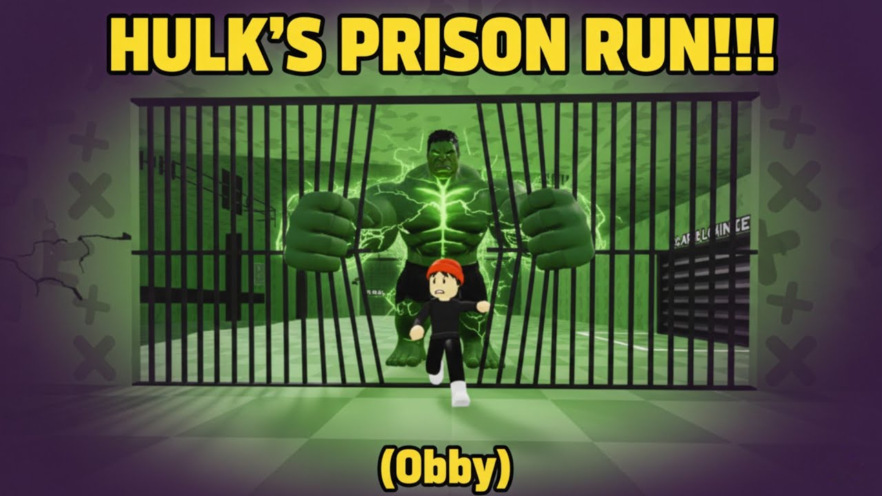 HULK'S PRISON RUN! (Obby) FULL GAMEPLAY VIDEO!