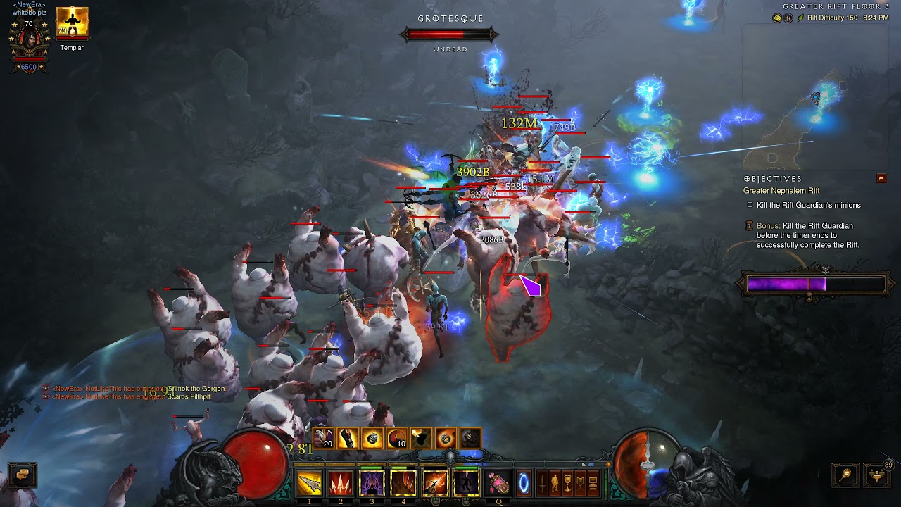 [Diablo 3] Season 22 2.6.10 GR 150 Demon Hunter solo rank 7 EU