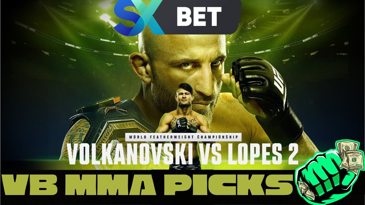 VB MMA PICKS - UFC 325: Volkanovski vs. Lopes 2 (Sat., Jan. 31)