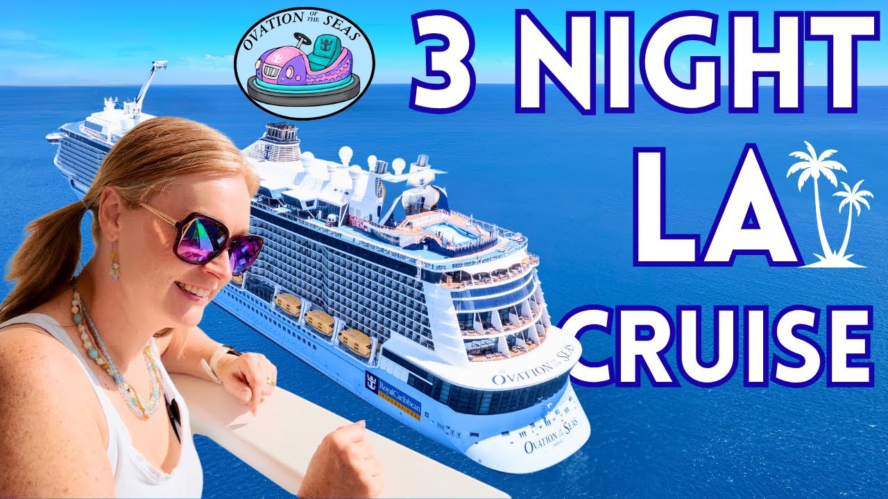 Boarding Ovation of the Seas in LA - Day 1 Cruise Vlog - Royal Caribbean - Quantum Class Tour