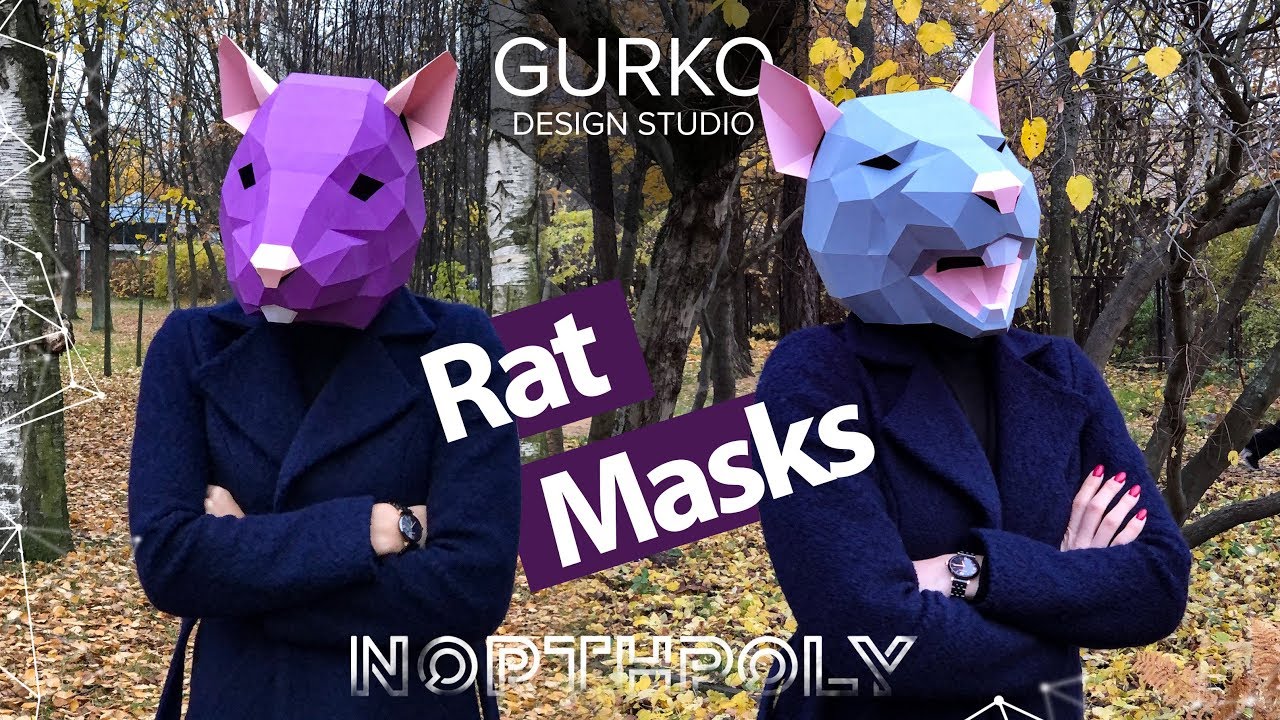 The process of assembling Rat masks