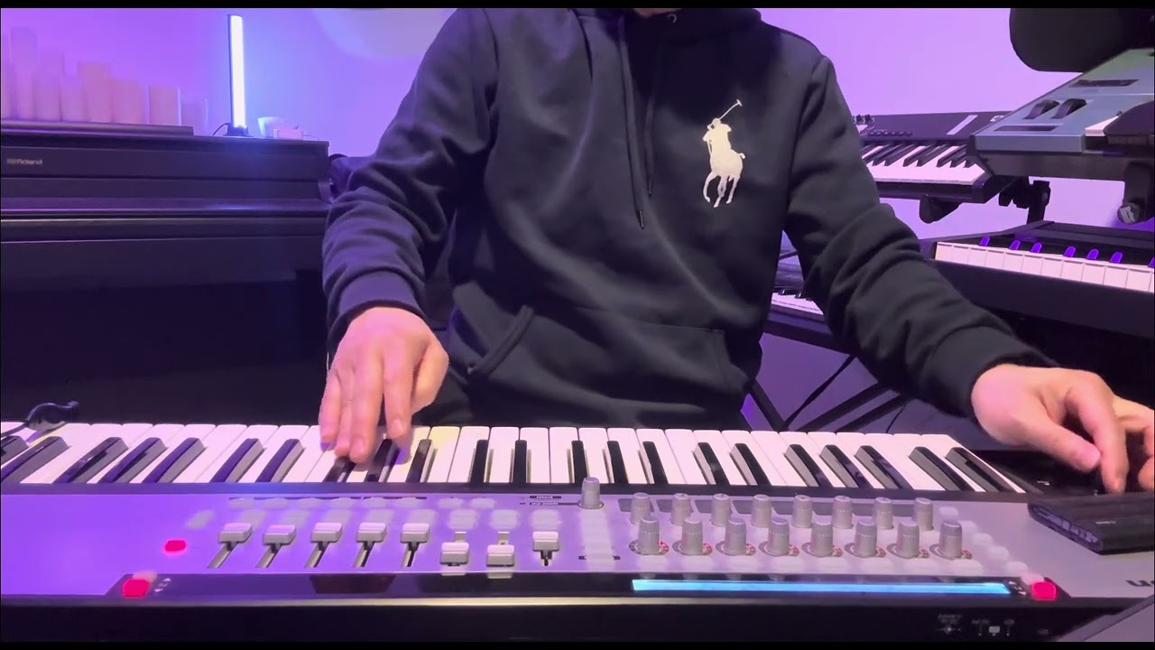 Eagles - Hotel California SOLO on Keyboard