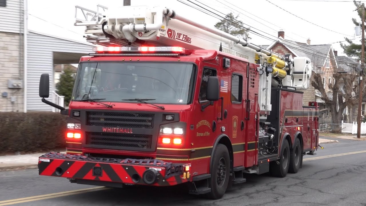 Whitehall Township Fire Department BRAND NEW Truck 3631 Responding 12/30/22