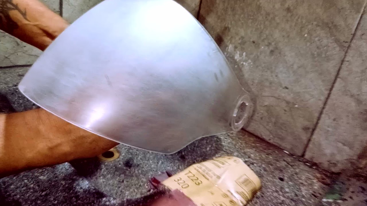 como recuperar viseira do capacete