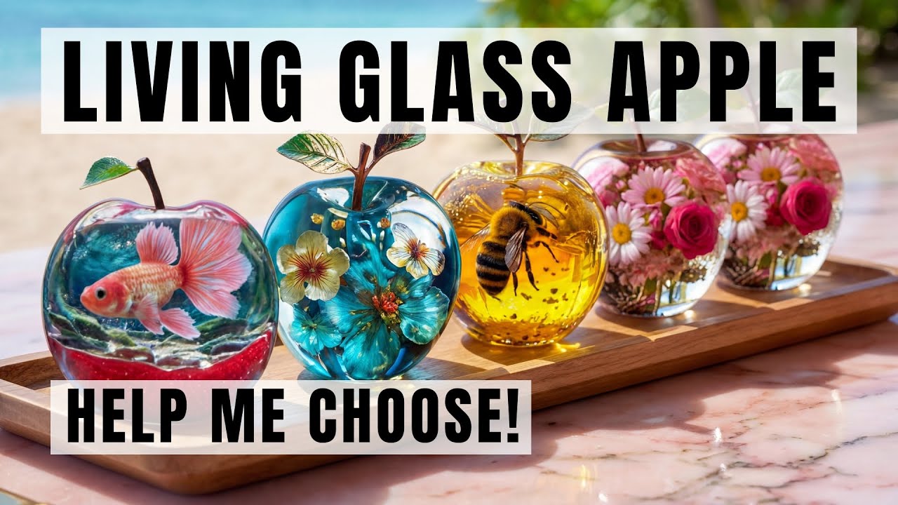 🍎 AI Avatar Mag tastes living glass apples 💍 Luxury Mukbang ASMR 