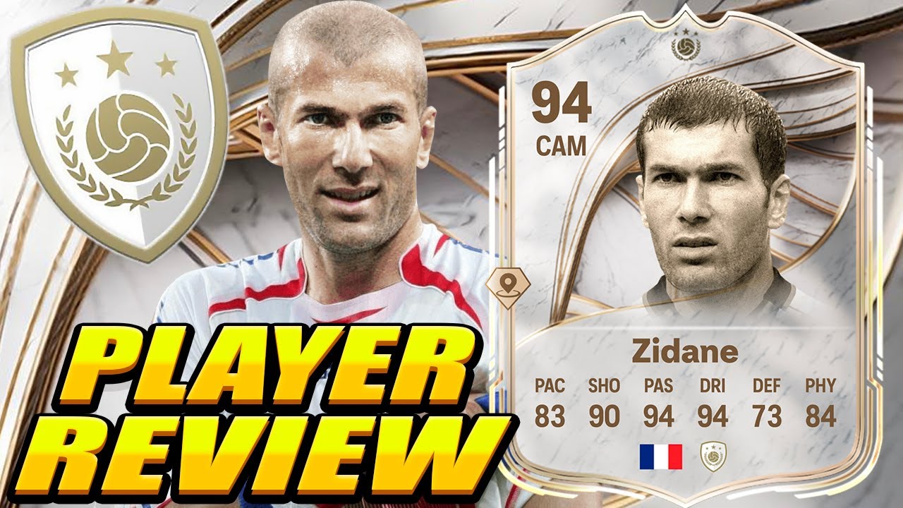 94 Zidane Player Review! Icon Zidane Review! Icon 94 Zinedine Zidane Review - EA FC 26 Ultimate Team