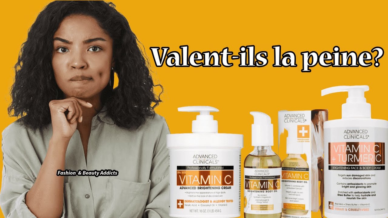 Advanced Clinicals: Leurs produits à la Vitamine C