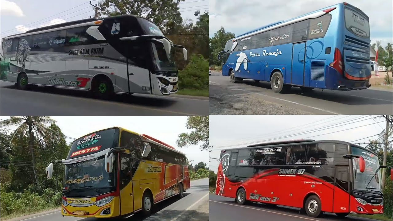 BUS PUTRA REMAJA, BUS AJS TRANS, BUS SUMEX 97, BUS SINGA RAJA PUTRA, BUS GANESHA WISATA 