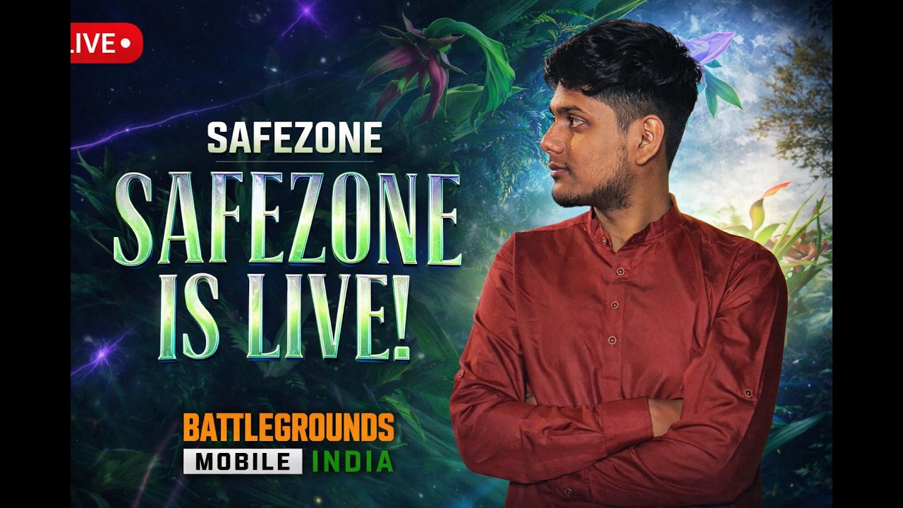 SAFEZONE BGMI LIVE 🔴 | NACHNE WALA UPDATE (Portrait)