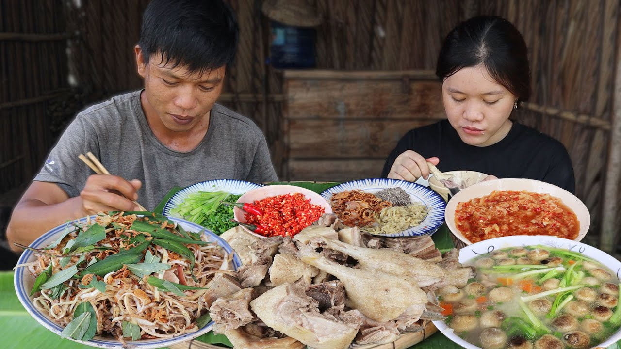 Cháo Vịt Siêu Cò, Bắp Chuối Trộn Ngon Hết Sẩy Miền Tây | VTNam Vlog #188