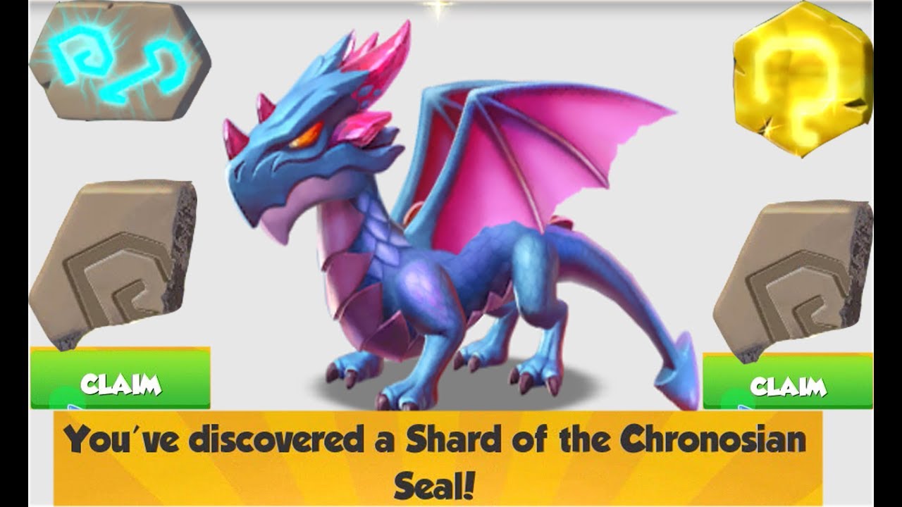 Chronosian Seals Dragon - unlock chronos Adventure Seals & Darkness Seals | dragon mania legends