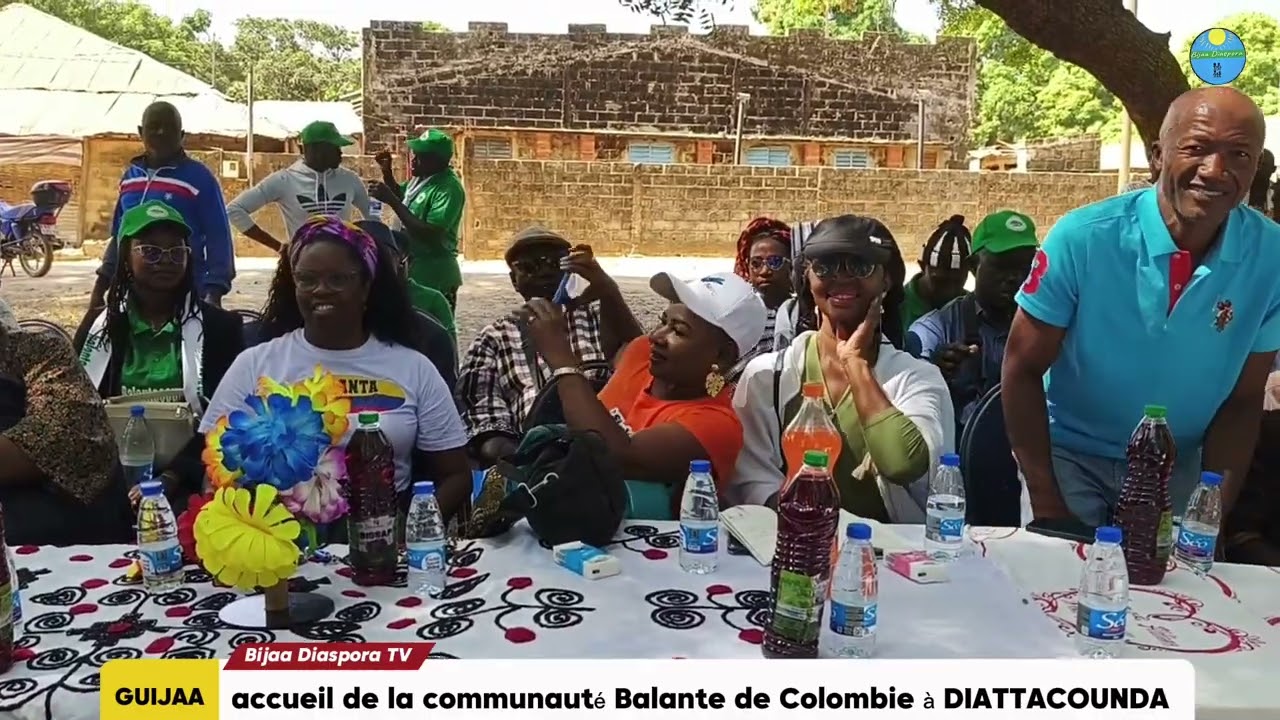 Diattacounda: accueil de la communauté Balante de Colombie#balanta #culture #colombie 