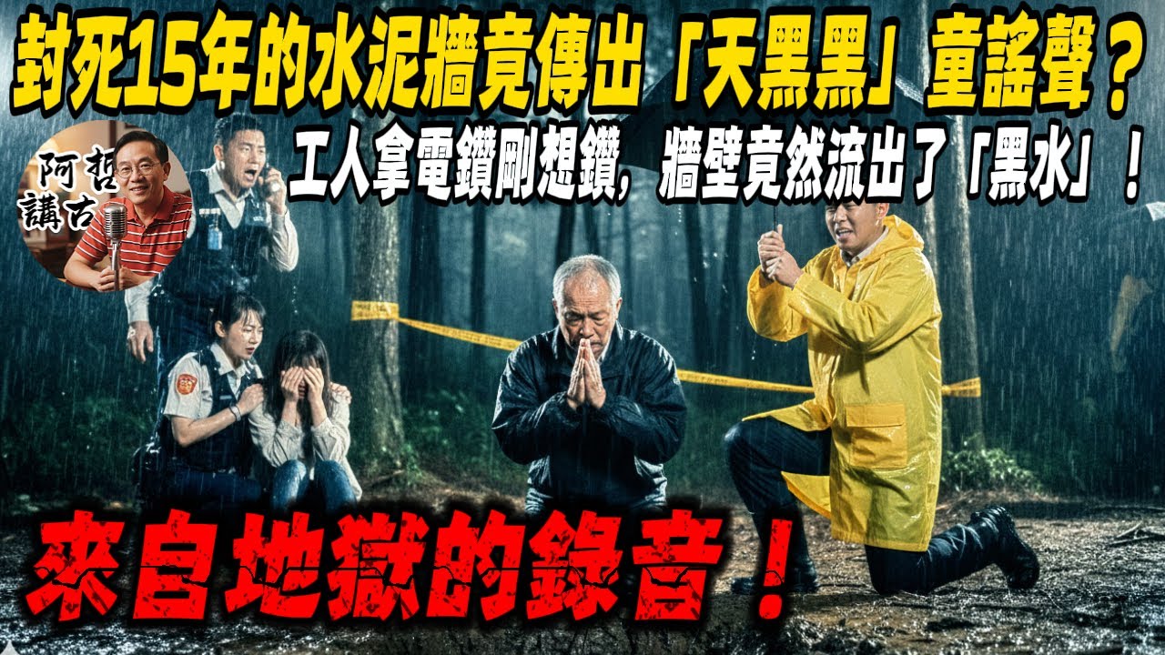 來自地獄的錄音！隧道深處傳來「叔叔救命」的哭喊聲？議長一聽當場失禁！工人拿電鑽剛想鑽，牆壁竟然流出了「黑水」！
