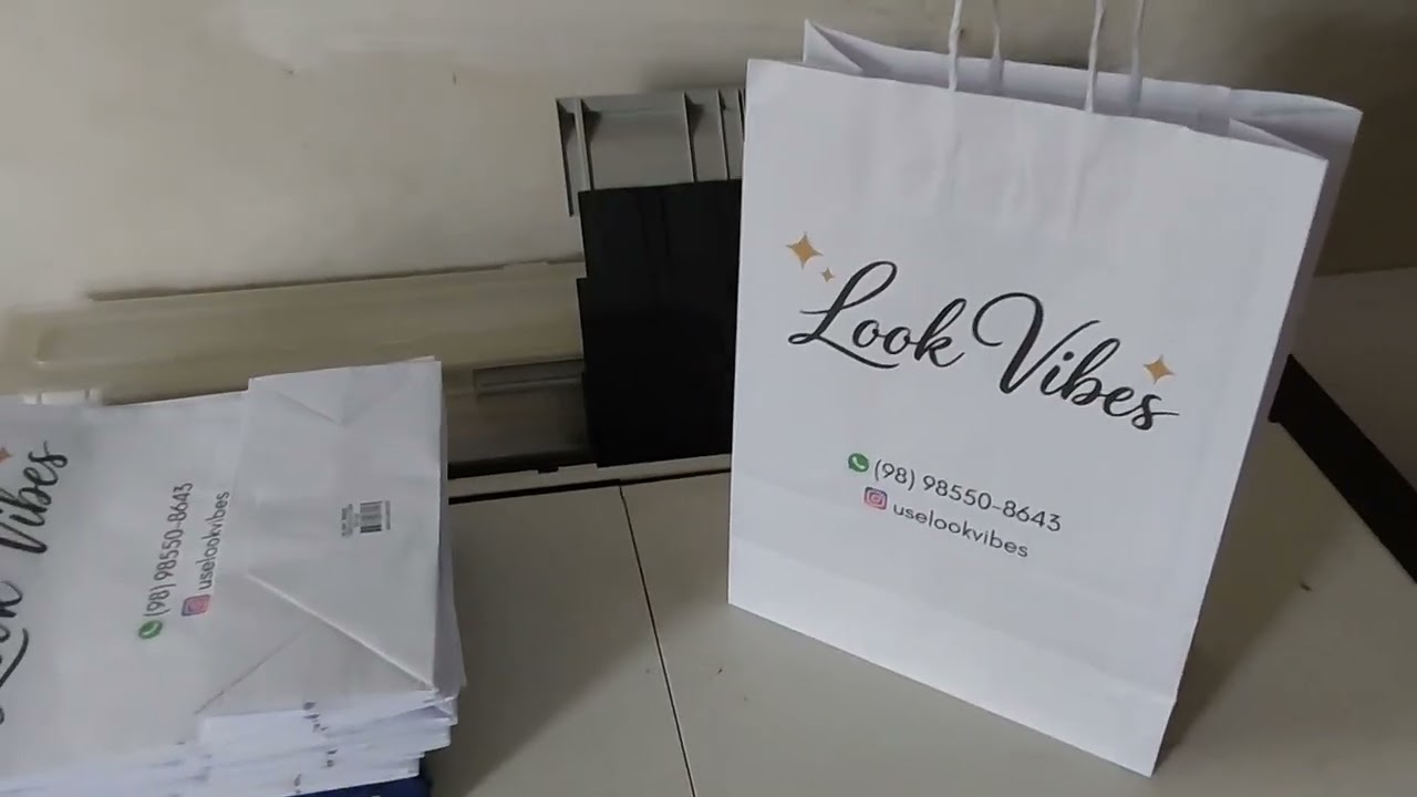 Sacolas de papel na canon tc20