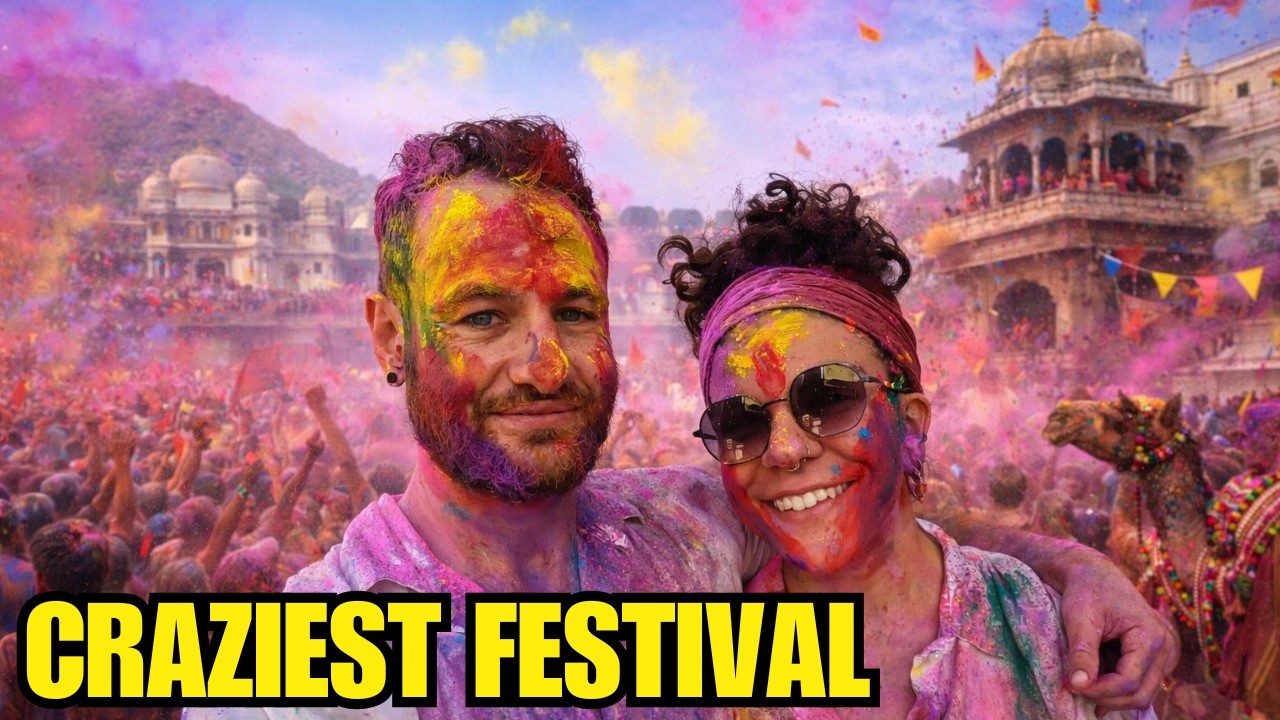 Holi in India Is Absolute Madness 🇮🇳 (Pushkar Festival 2026)