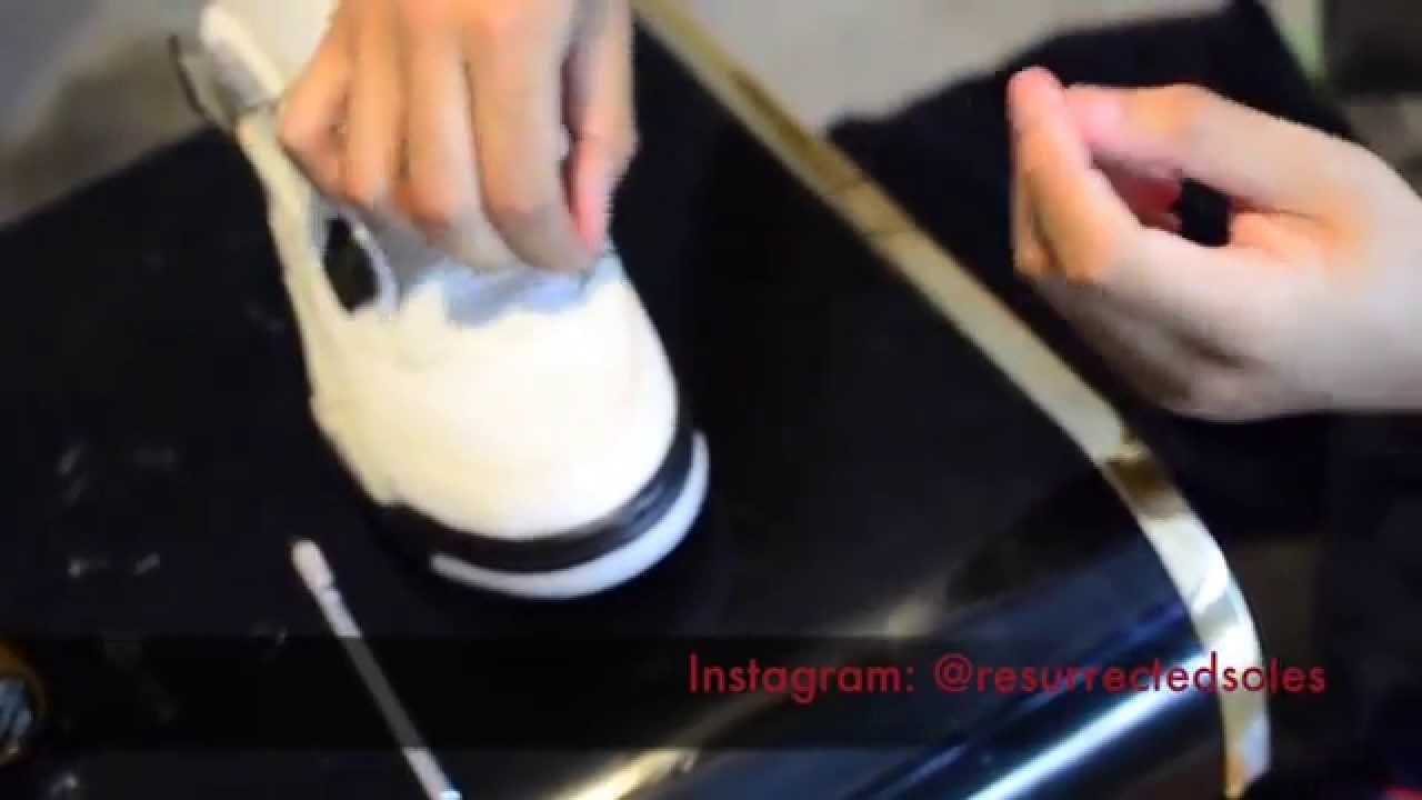How to remove donor midsoles and Restitch the Air Jordan toecap