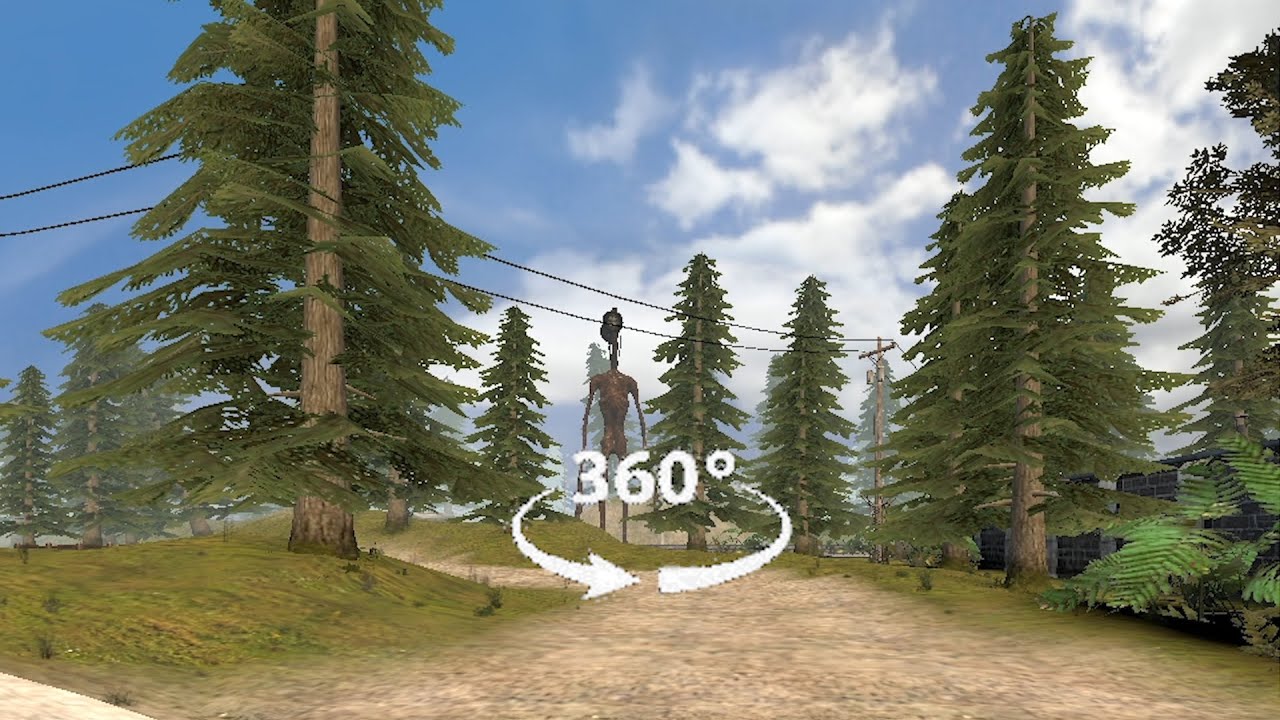 SIREN HEAD IN THE PARK: A 360 Short Horror Movie