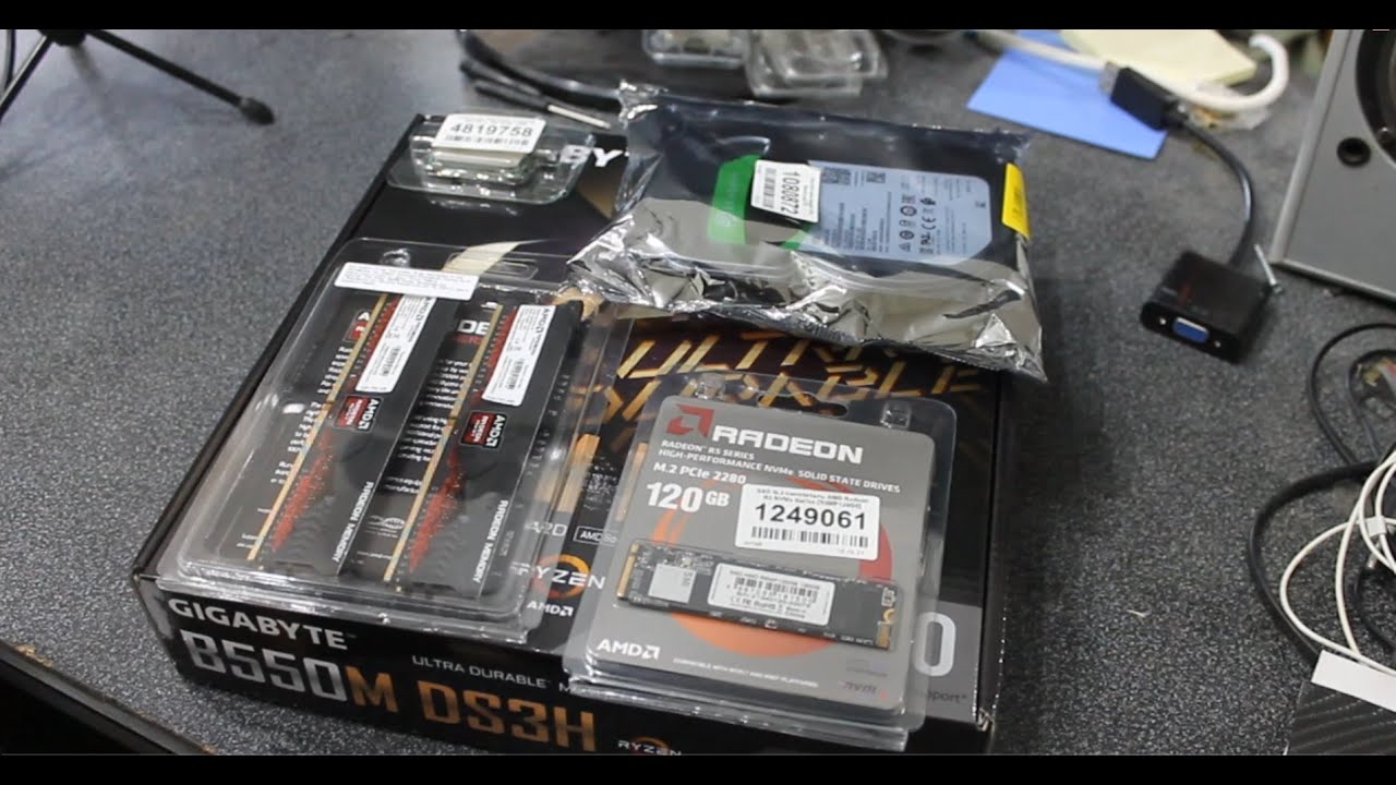 Cборка на Ryzen 4300ge из НОВЬЯ за 30.000 рублей!