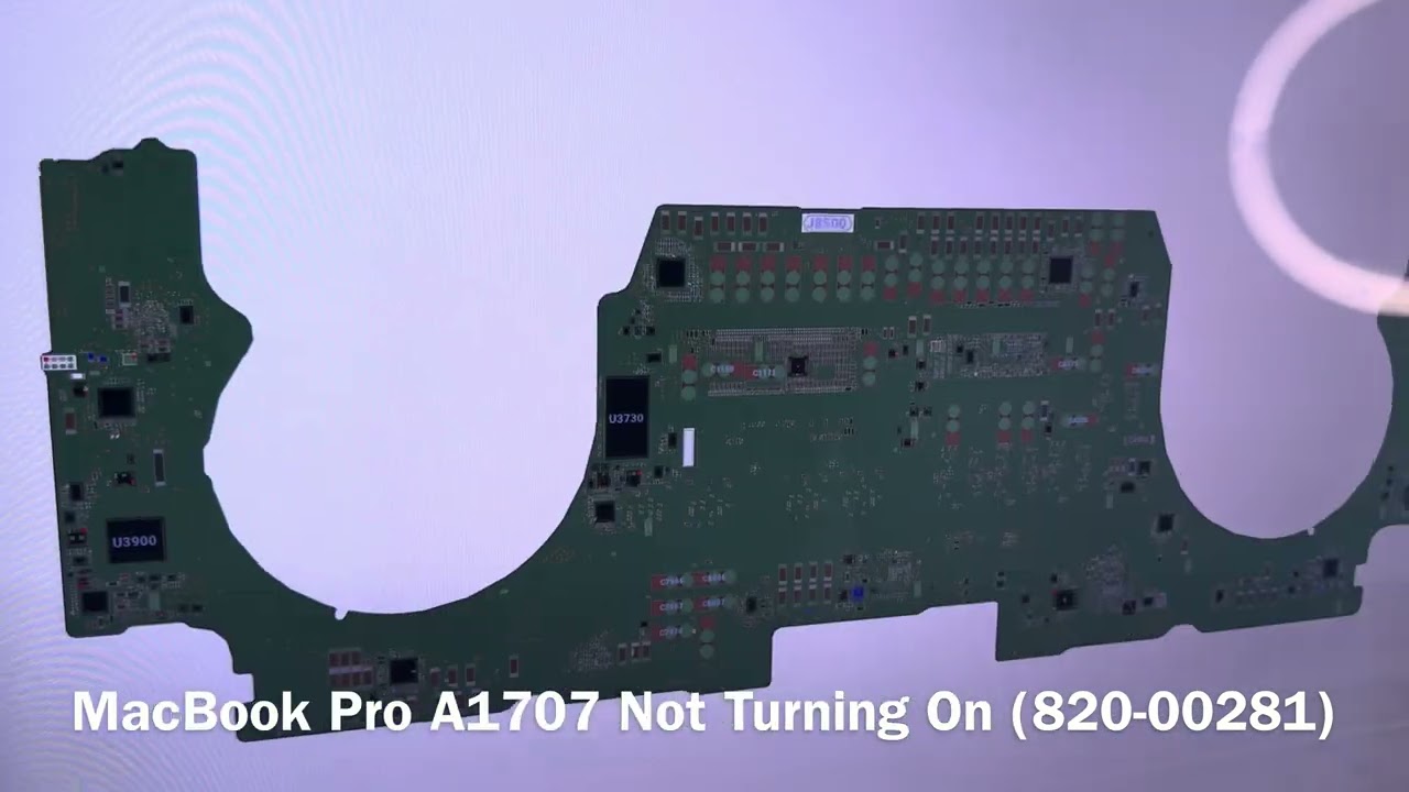 MacBook Pro A1707  Not turning on repairs