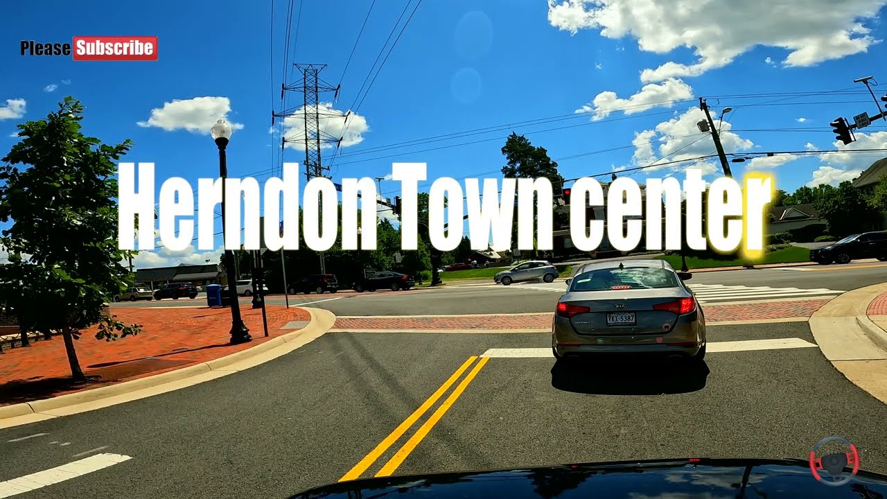 HERNDON VA | 4k | Town Center #northvirginia #dmv #4kcitywalk