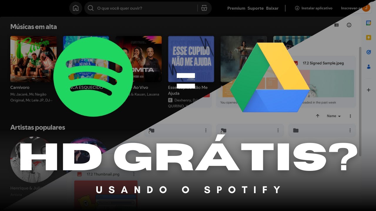 Eu transformei o Spotify em um HD Infinito (e deu certo!)