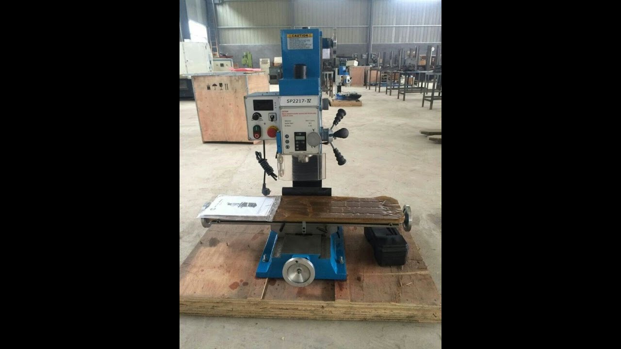 800x210mm 1.1kw Swivel Head Metal Milling Machine CanTapping and Drilling Fresadora SP2217-IV