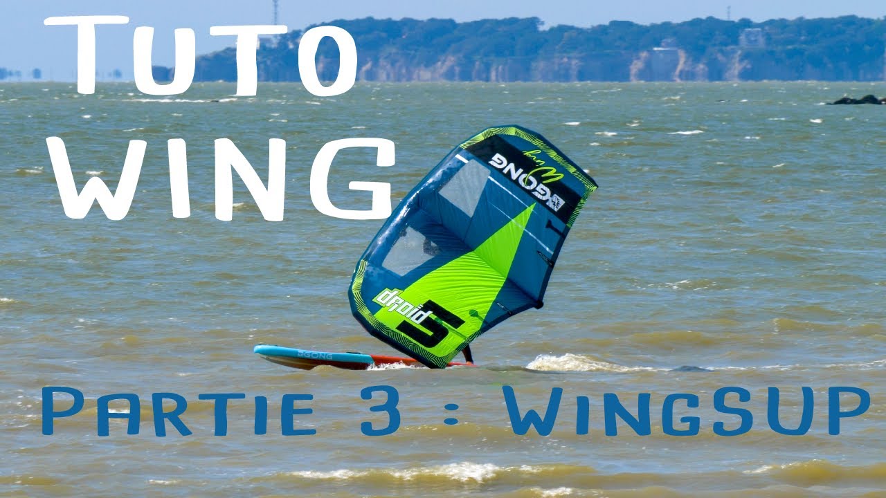 🇫🇷Tuto Wingfoil Débutant : J'explique la Wing à mon père - Partie 3 avec un Stand Up Paddle /Wingsup