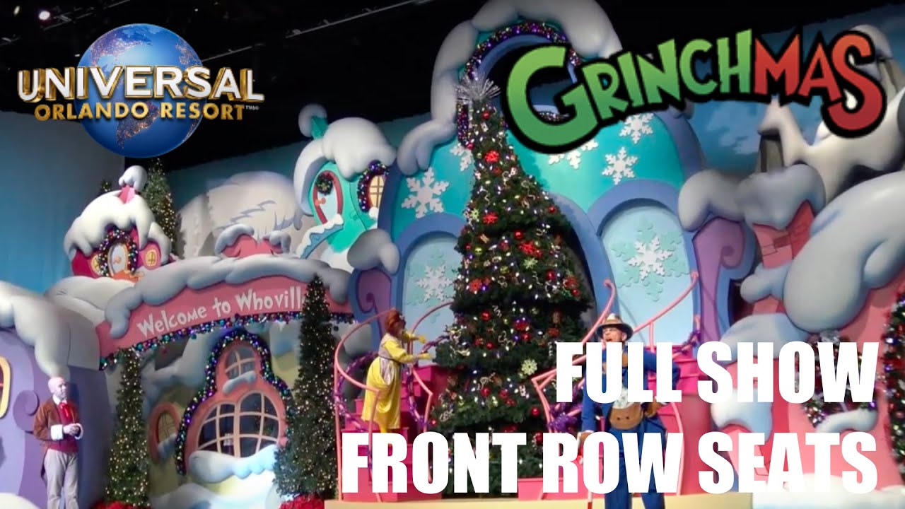 Grinchmas Who-liday Spectacular (Full Show, Front Row Seats) - Universal's Islands of Adventure 2018