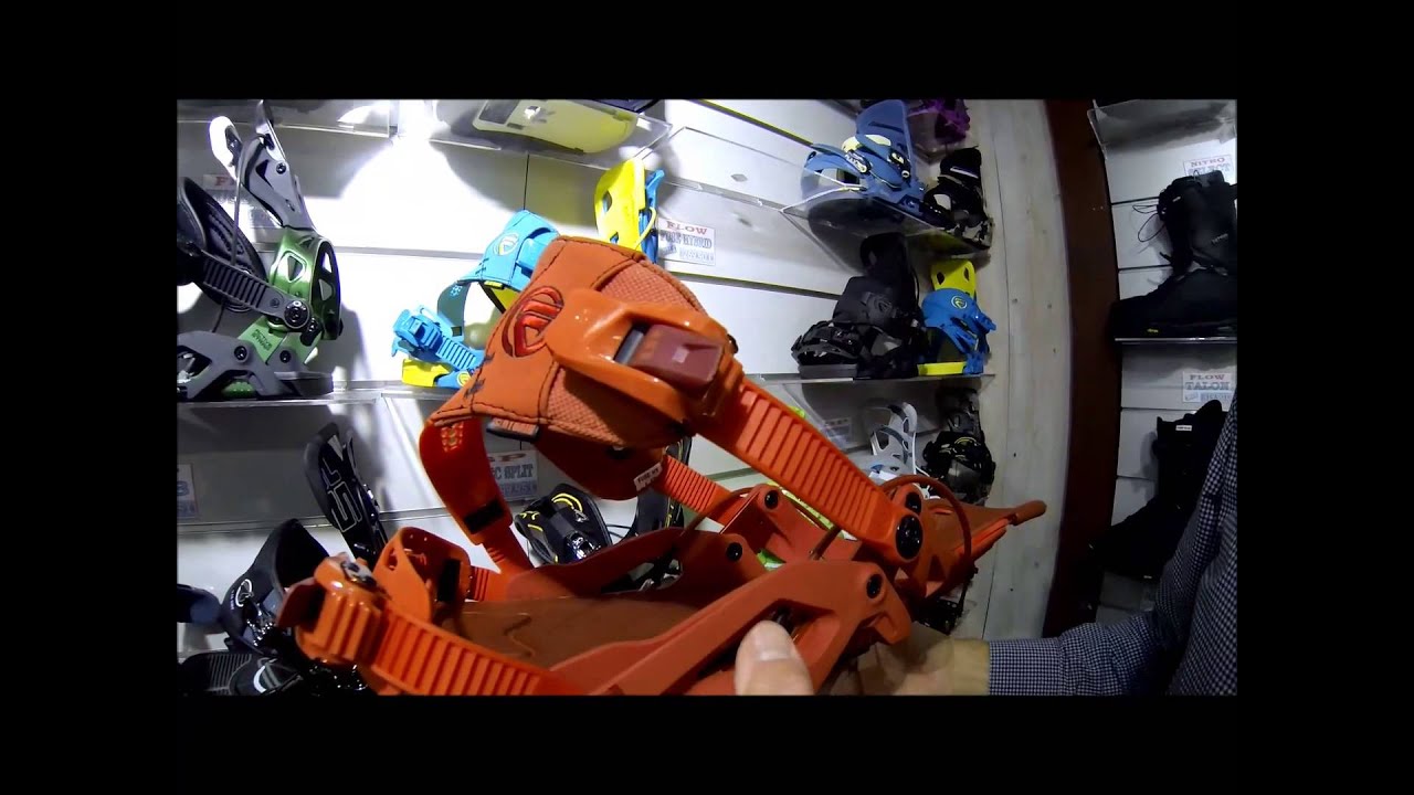 Fixation snowboard FUSE HYBRID de chez FLOW !