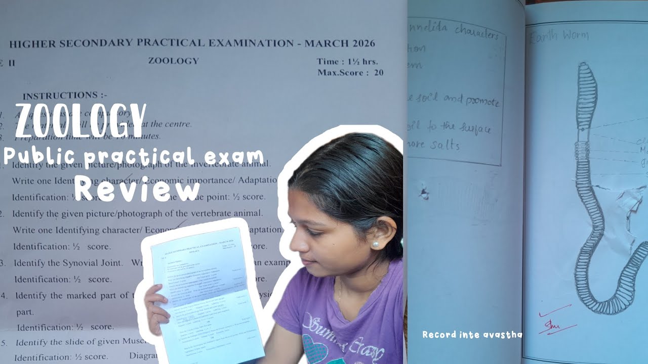 ZOOLOGY public practical exam REVIEW | 12 Grader | science student | @izarisy  
