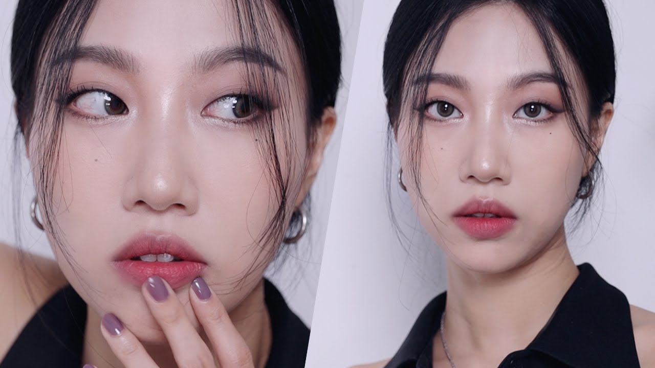 🖤여백축소 TIP + 겨울 쿨 시크 그레이 메이크업 GRWM | 민스코 Minsco