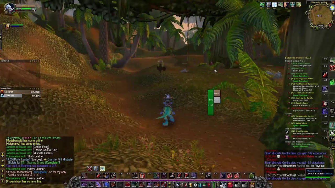 WoW TBC Hardcore #14 - Warrior - lvl 43 - Zul'Farrak / Leveling