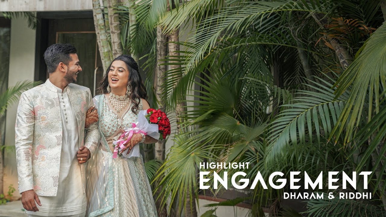 DHARAM & RIDDHI || ENGAGEMENT HIGHLIGHT || ROOH PHOTOFILMS  ||