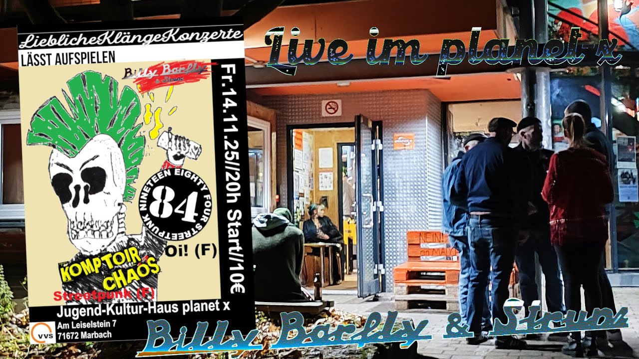 Billy Barfly & Strunz - Live im planet-x