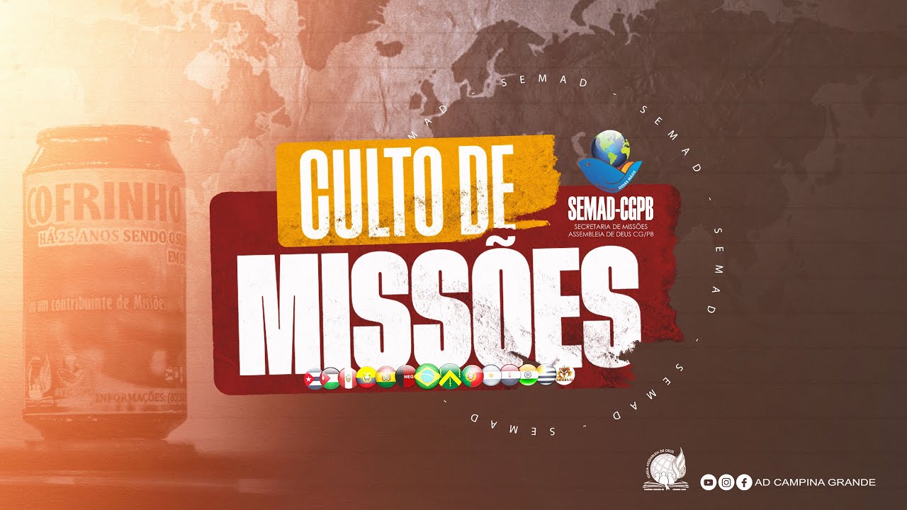 CULTO DE MISSÕES | AO VIVO | 01/02|2026